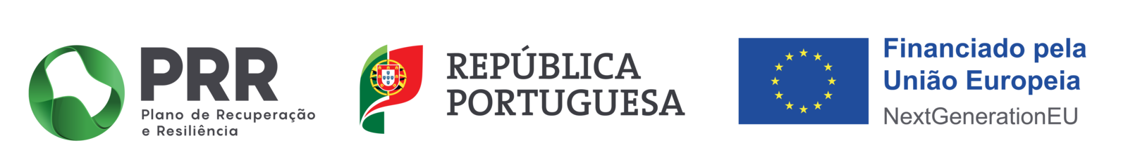 PRR · República Portuguesa · Financiado pela União Europeia — NextGenerationEU